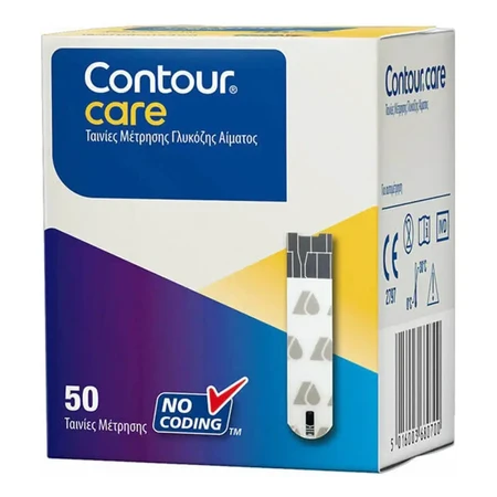Тест-смужки для визначення рівня глюкози в крові Ascensia Contour Care Taste 50 шт.: ціни та характеристики