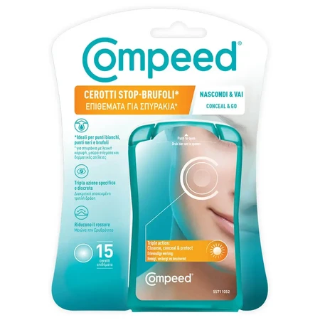 Compeed Точечные заплатки для корзин 15шт: цены и характеристики