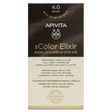 Apivita My Colour Elixir Перманентная краска для волос N4.0 Натуральный коричневый