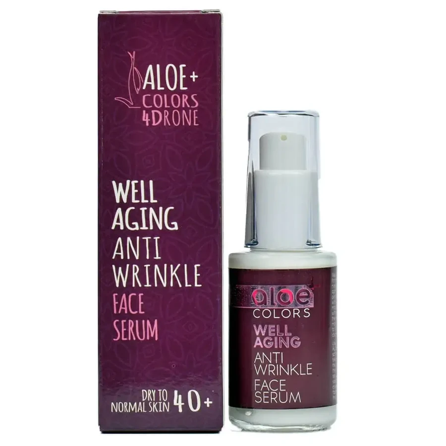 Сироватка для обличчя проти зморшок Aloe+ Colours Well Aging 30 мл: ціни та характеристики