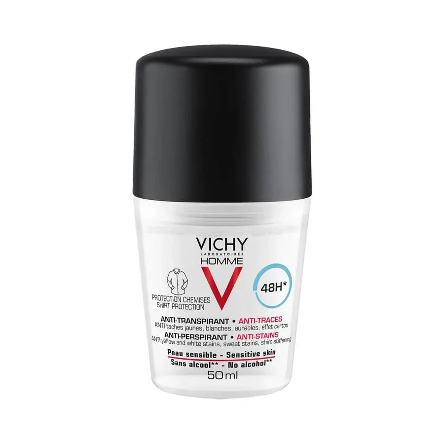 Vichy Homme Deo Проти плям 48 год 50 мл: ціни та характеристики