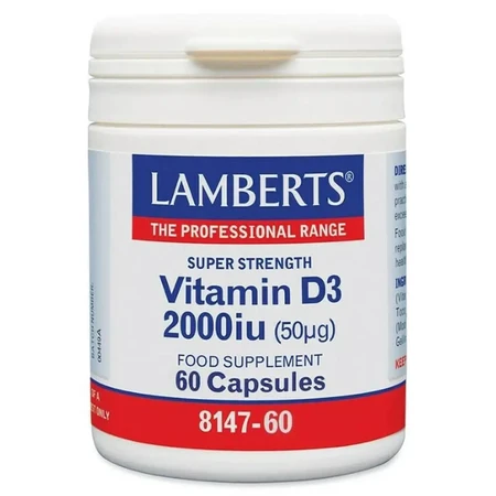 Lamberts Vitamin D3 2000iu 60 капс.: ціни та характеристики