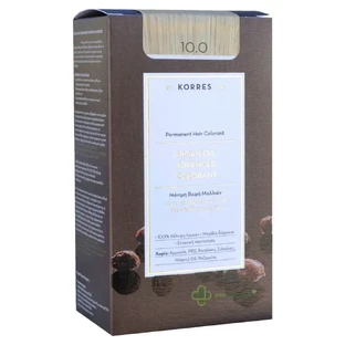 Korres Argan Oil Advanced Colourant N 10.0 Платиновый блондин натуральный
