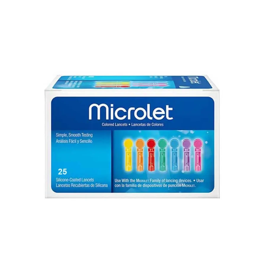 Сахарные иглы Ascensia Microlet 25шт.: цены и характеристики