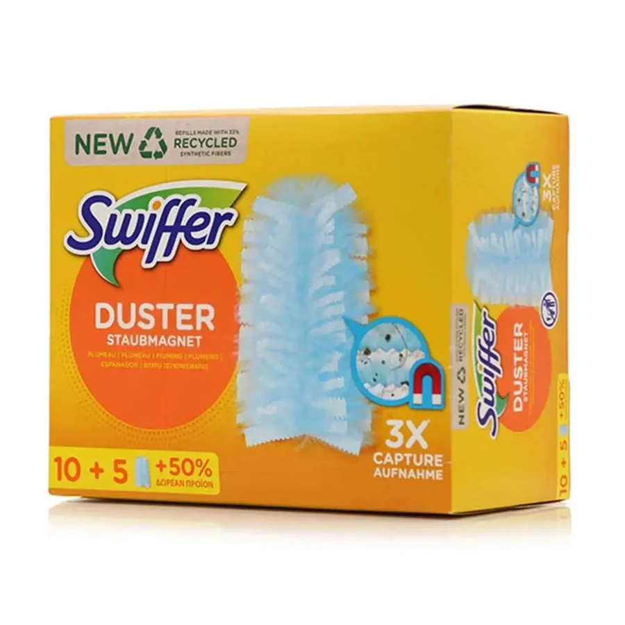 Пылесборник Swiffer Duster с запасными частями 10+5 БЕСПЛАТНО: цены и характеристики