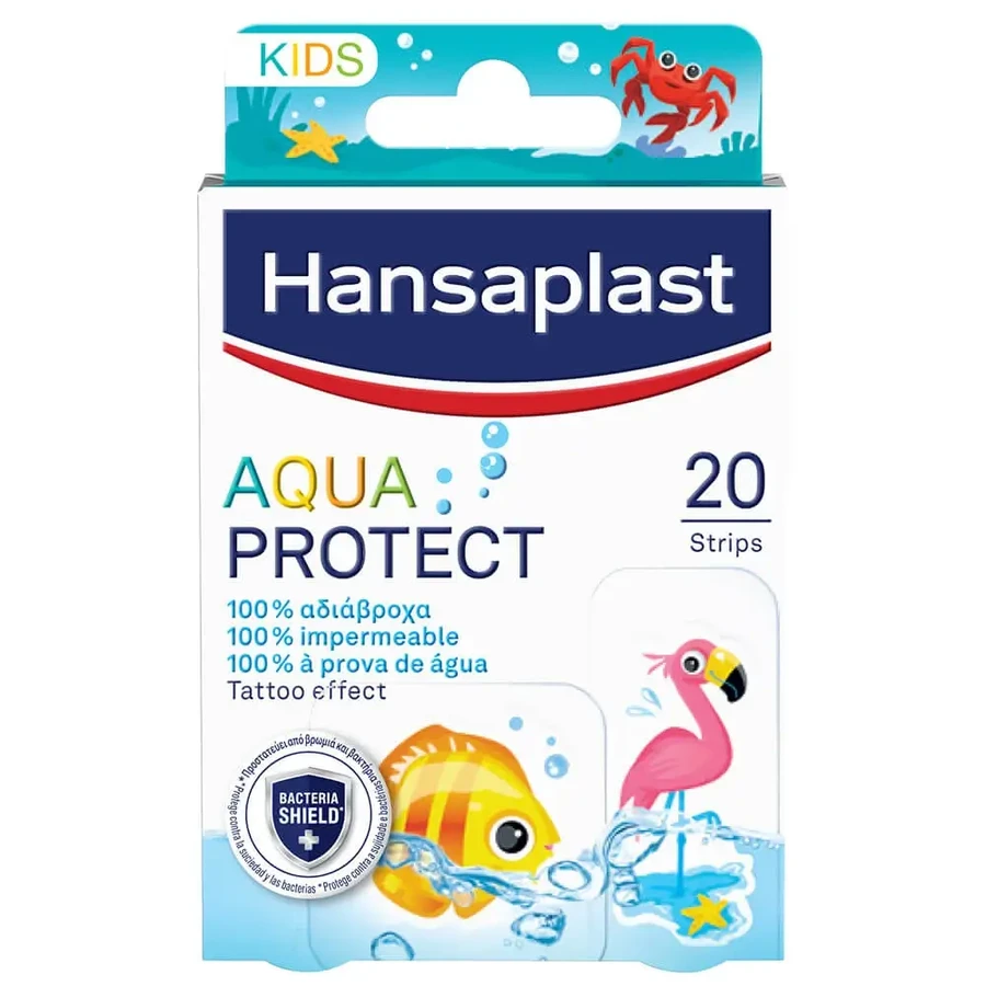 Hansaplast Aqua Protect Kids 20шт: цены и характеристики