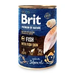 BRIT Premium by Nature, XS-XL, рыба и рыбья кожа, консервированный беззерновой влажный корм для собак, (в собственном соку), 400 г: цены и характеристики
