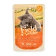 SAM'S FIELD True Meat Fillets, Chicken and Pumpkin, пакетик беззернового влажного корма для кошек, (в соусе), 85г
