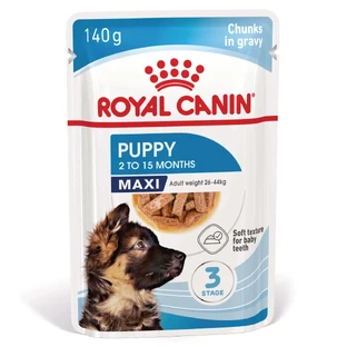 ROYAL CANIN Maxi Puppy, влажный корм для собак младших возрастов, (в соусе), 140г