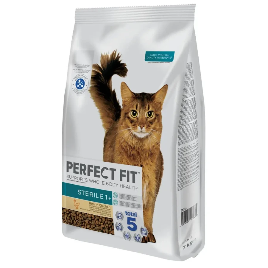 PERFECT FIT Cat Sterile 1+, курятина, сухий корм для стерилізованих котів, 750г: ціни та характеристики