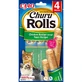 INABA Churu Rolls, курица и тунец, беззерновой пакетик для поощрения кошек, полувлажный, 40 г