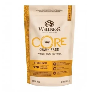 Wellness Core сухе стерилізоване м'ясо курки та індички, 300 г
