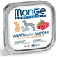 MONGE Monoprotein, XS-XL, качка з малиною, беззерновий вологий корм для собак з одним білком, (паштет), 150г, 150г