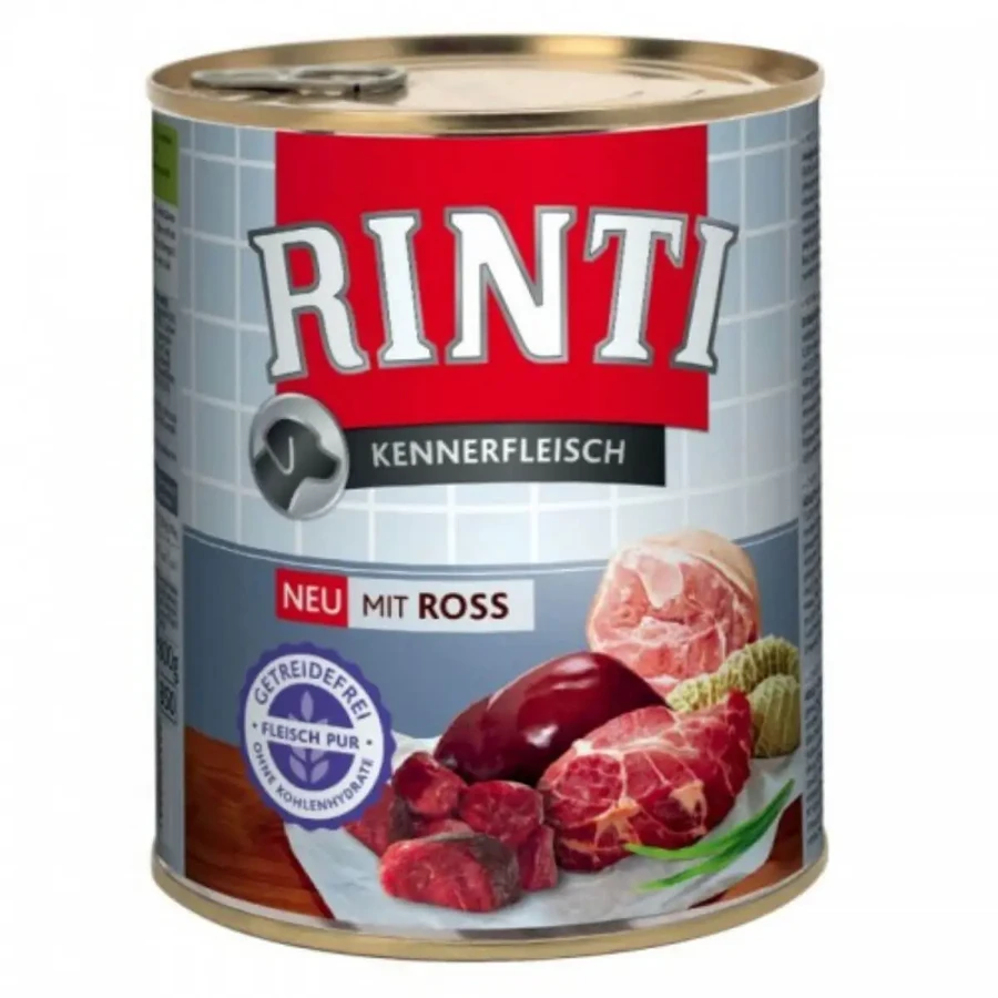 RINTI, XS-XL, Cal, консерви беззернові вологі корми для собак (у власному соку), 800г: ціни та характеристики