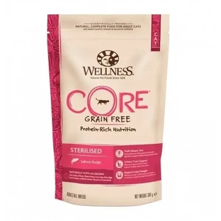 Сухой стерилизованный сухой корм Wellness Core Core с лососем, 300 г
