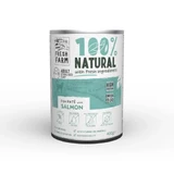 FRESH FARM Smooth Sterilised, Salmon, консервированный влажный корм для стерилизованных кошек, (паштет), 400 г