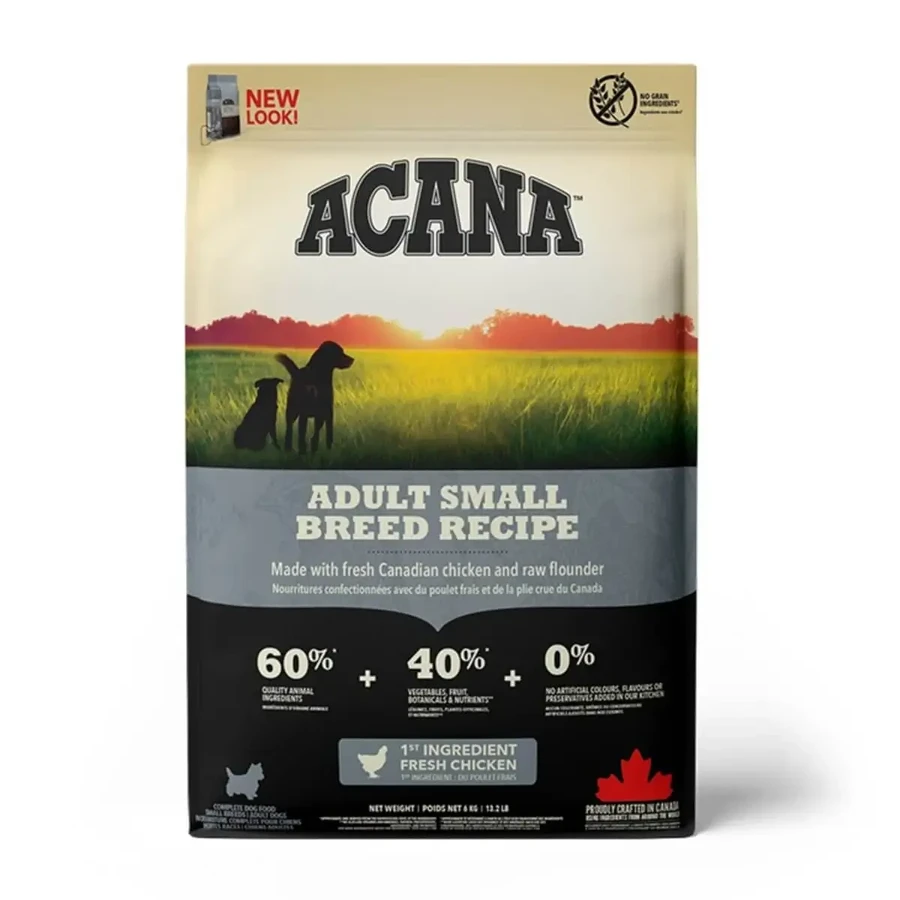ACANA Heritage Adult Small Breed, беззерновой сухой корм для собак, 6 кг: цены и характеристики