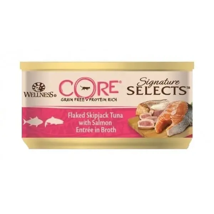 Wellness Core Signature Select Тунец и лосось Wellness Core Signature Select Влажный корм в супе, 79 г.: цены и характеристики
