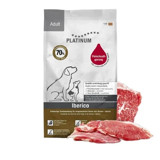 PLATINUM Adult, XS-XL, Iberico, беззерновой сухой корм для собак, полувлажный, 5 кг