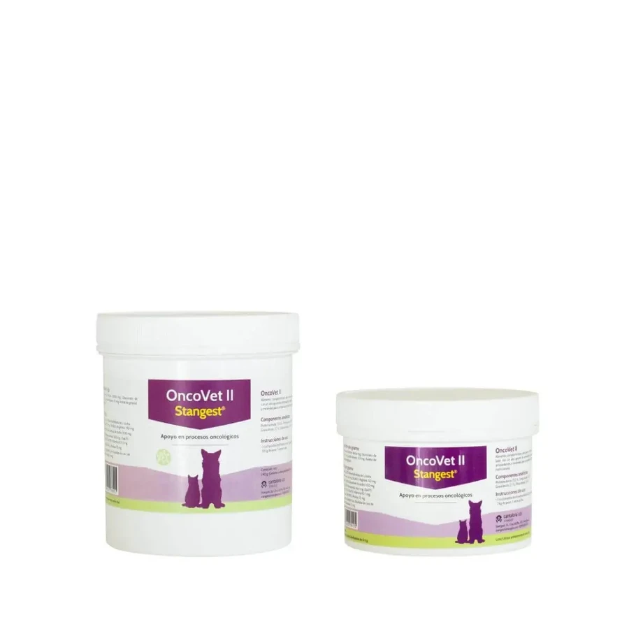 STANGEST Oncovet II, XS-XL, онкологическая добавка для собак и кошек, бутылка, порошок, 240 г: цены и характеристики