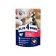 CLUB 4 PAWS Premium Puppies, XS-XL, індичка, вологий корм у пакетиках для собак молодого віку (в соусі), 100г