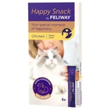 FELIWAY Happy Snack, куряче філе, функціональні ласощі для котів у пакетиках, нервова система та заспокоєння, (топпінг), 15г х 6шт