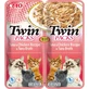 INABA Ciao Twin Packs, Тунец и Курица, пакетик влажного беззернового корма для кошек, (топпинг), 80 г, 80 г