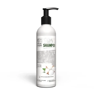 FRESH FARM Extra White, XS-XL, шампунь для собак, белая шерсть, бутылка, 250 мл