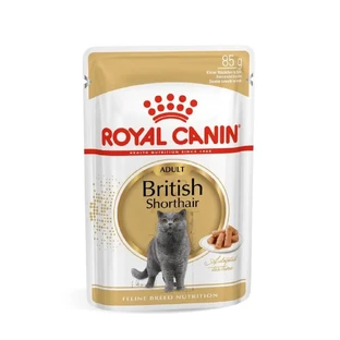 ROYAL CANIN British Shorthair Adult, влажный корм для кошек, (в соусе), 85г