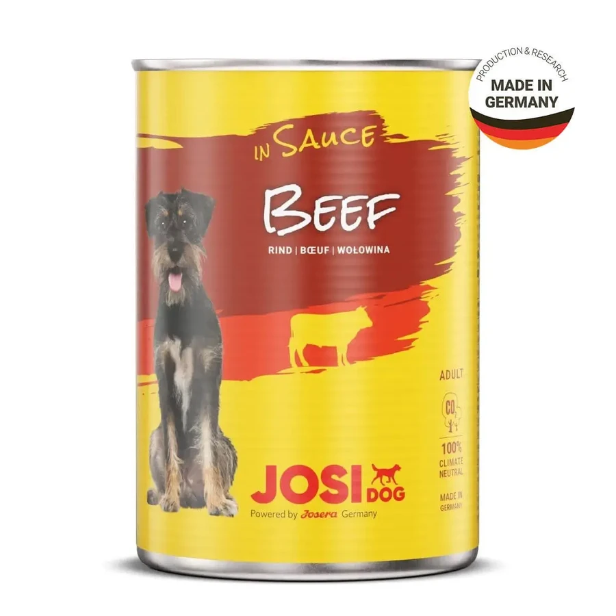 JOSIDOG, Говядина, консервированный влажный корм для собак, (в соусе), 415г x 12: цены и характеристики