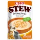 INABA Ciao Stew, курица, саше беззерновой влажный корм для кошек, (в соусе), 40 г