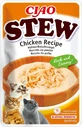 INABA Ciao Stew, курица, саше беззерновой влажный корм для кошек, (в соусе), 40 г