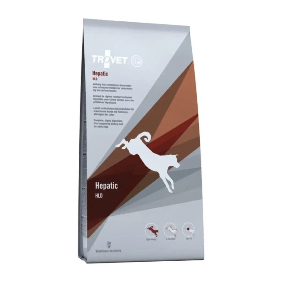 TROVET Dog Hepatic Hepatic HLD, ветеринарний корм для собак, сухий корм, захворювання печінки, 3кг: ціни та характеристики