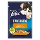 PURINA Felix Fantastic, Курка, вологий корм для котів у пакетиках, (в аспіді), 85г