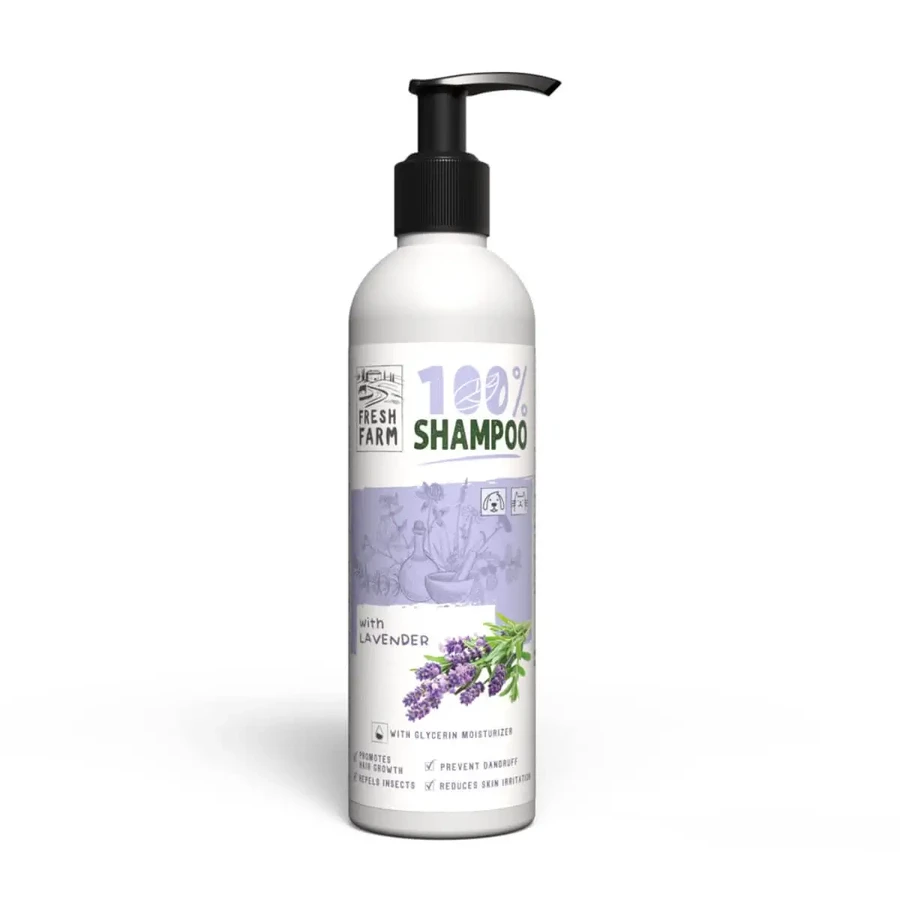 FRESH FARM Лаванда, XS-XL, шампунь для собак, успокаивающий, бутылка, 250 мл: цены и характеристики