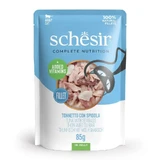 SCHESIR Complete Nutrition, Тунец и Морской Окунь, саше влажный корм для кошек, (в аспираторе), 85г