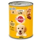 PEDIGREE Junior, XS-XL, курица, консервированный влажный корм для собак младших пород, (в аспирате), 400 г