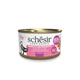 SCHESIR Complementary In Broth, тунець та шинка, консерви для вологих котів, (в супі), 70г
