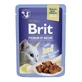 BRIT Premium by Nature Delicate File, яловичина, вологий корм для котів у пакетиках, (в аскорбінці), 85г