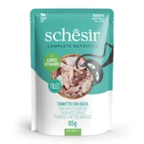 SCHESIR Complete Nutrition, Тунец и морской лещ, саше влажный корм для кошек, (в аспираторе), 85 г
