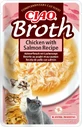 INABA Ciao Broth, лосось, пакетик вологого беззернового корму для котів, (в супі), 40г