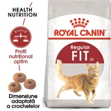 ROYAL CANIN Fit32 Adult, сухой корм для кошек, умеренная физическая активность, 400г