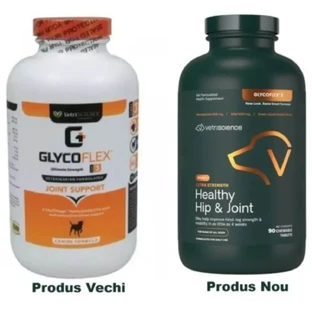 VETRISCIENCE Extra Strength Healthy Hip & Joint (Glycoflex stage3), XS-XL, добавка для суставов для собак, флакон, 90 жевательных таблеток