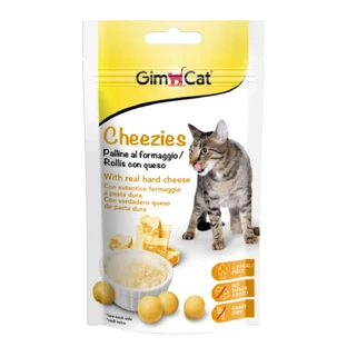 GIMCAT Käse-Rollis Cheezies, Сыр, пакет для поощрения кошек, 50 г