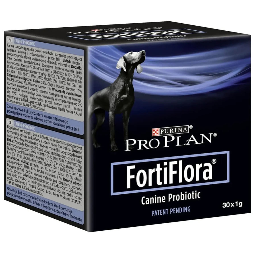 PURINA Pro Plan Veterinary Diets FortiFlora FortiFlora Canine, добавка до корму для собак, чутливість травлення, 1г х 30: ціни та характеристики