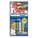 INABA Churu Churu Meal Topper, Тунець, пакетик, тюбик, беззернові ласощі для котів, (пюре), 56г
