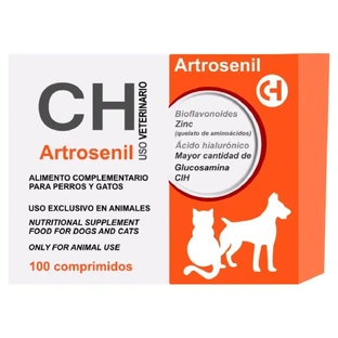 CHEMICAL IBERICA Artrosenil, XS-XL, добавка для суставов для собак и кошек, коробка, 100 таблеток