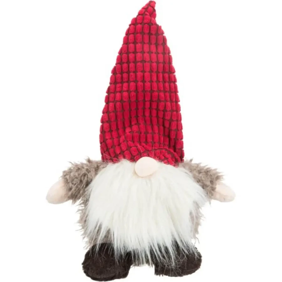 TRIXIE Christmas Xmas Xmas Gnome, плюшевая игрушка для собак, S-XL, плюш, со звуком, физические упражнения, разные цвета, 33 см: цены и характеристики