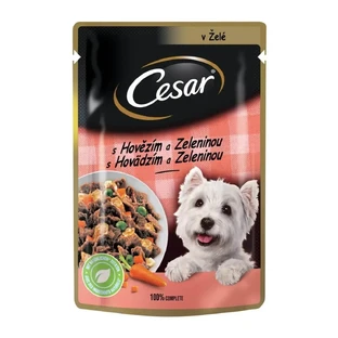 CESAR Говядина с овощами, саше влажный корм для собак, (в аспираторе), 100г
