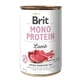 BRIT Mono Protein, Lamb, консервированный однобелковый беззерновой влажный корм для собак, (паштет), 400 г